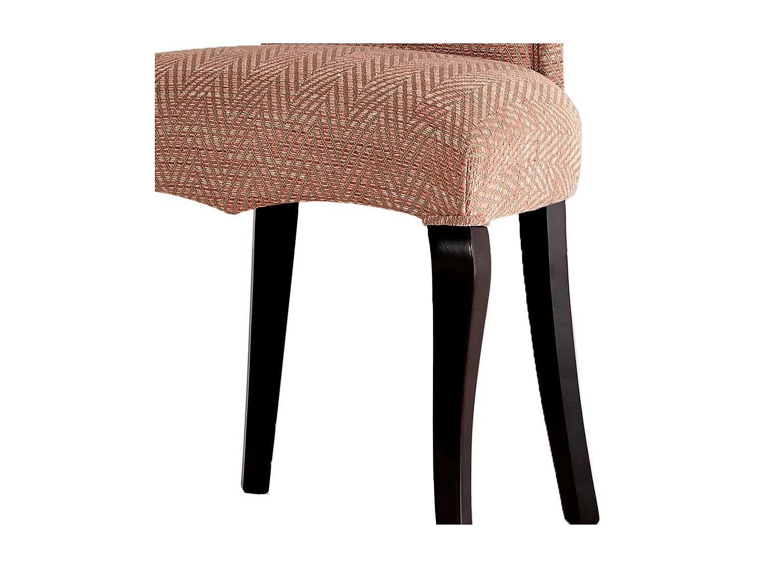 Luxus Polsterstuhl Esszimmer in italienischem Design Altrosa und Braun