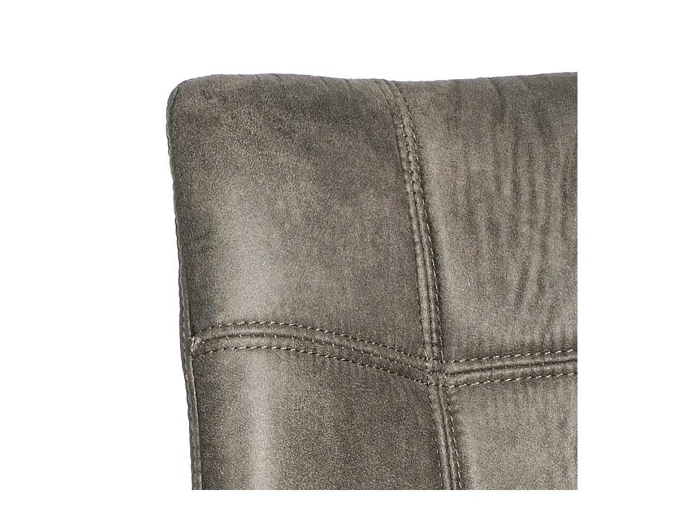 Polsterstuhl Esszimmer mit gepolsterter Rückenlehne Schwarzgrau