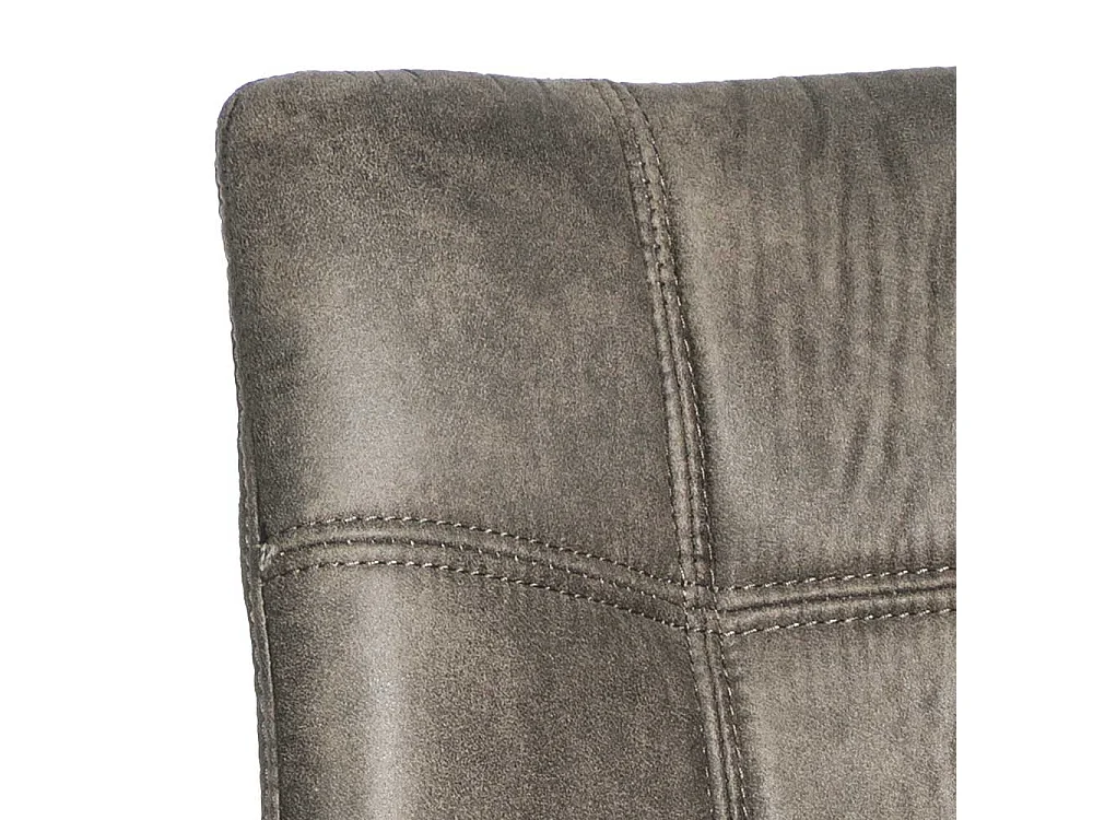 Polsterstuhl Esszimmer mit gepolsterter Rückenlehne Schwarzgrau