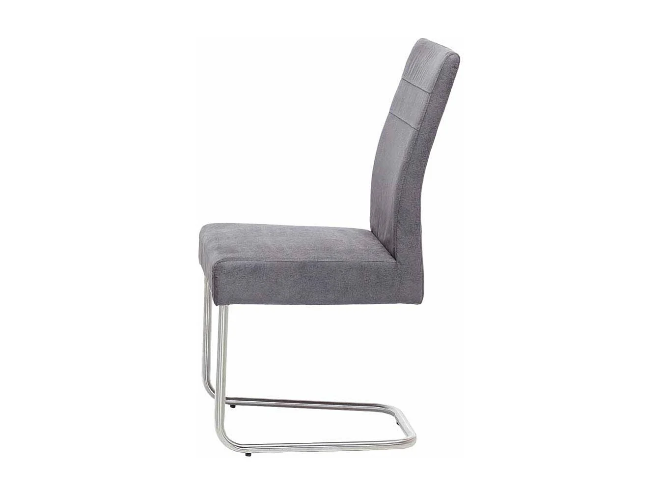 Schwingstuhl in Anthrazit Microfaser Edelstahl