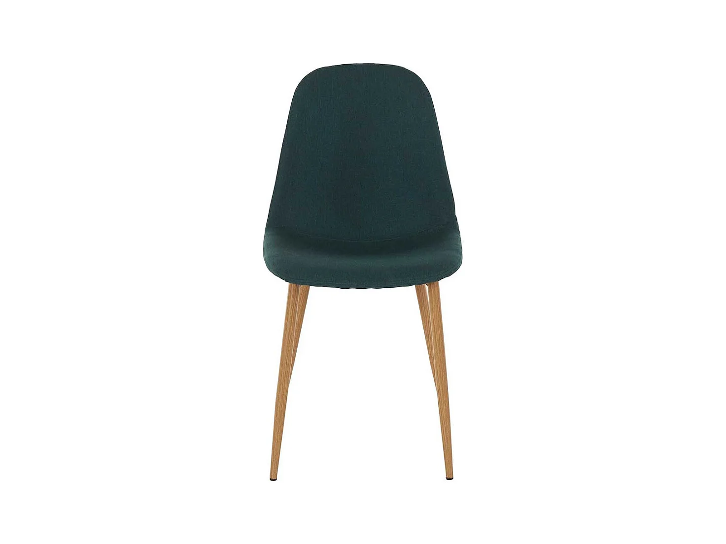 Polsterst�hle im Skandi Design Dunkelgr�n (4er Set)