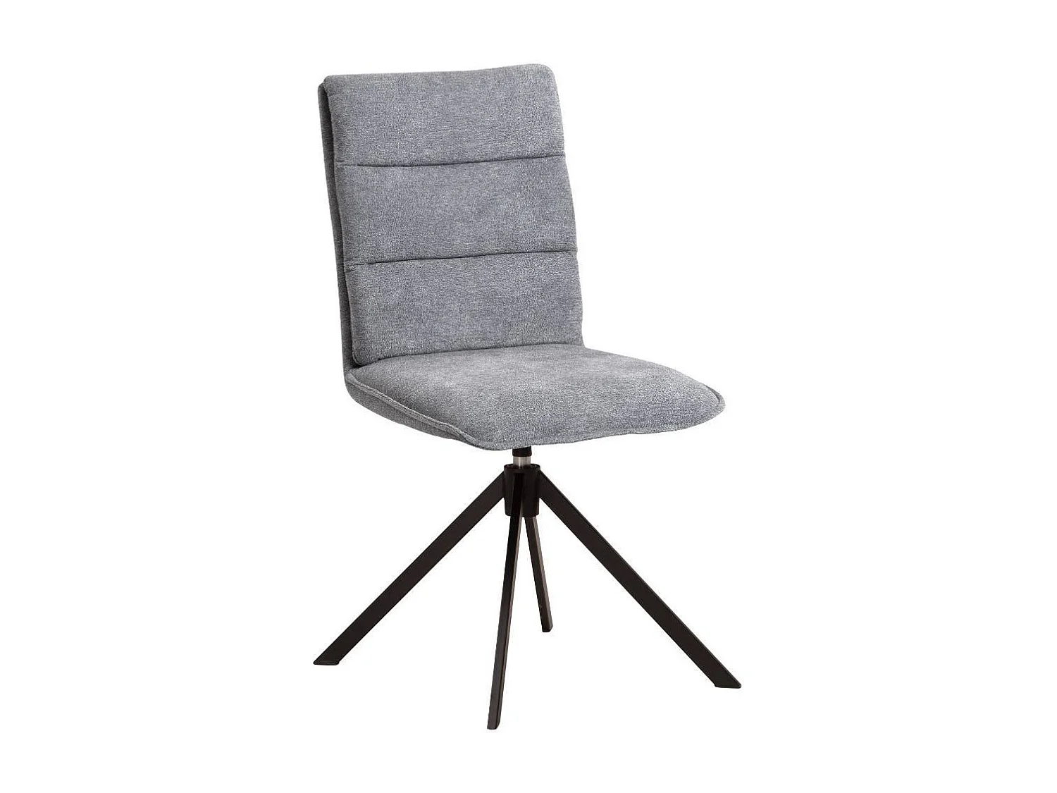 Polsterstuhl Essstuhl mit aufwendigen Steppungen und Gestell aus Metall (2er Set)