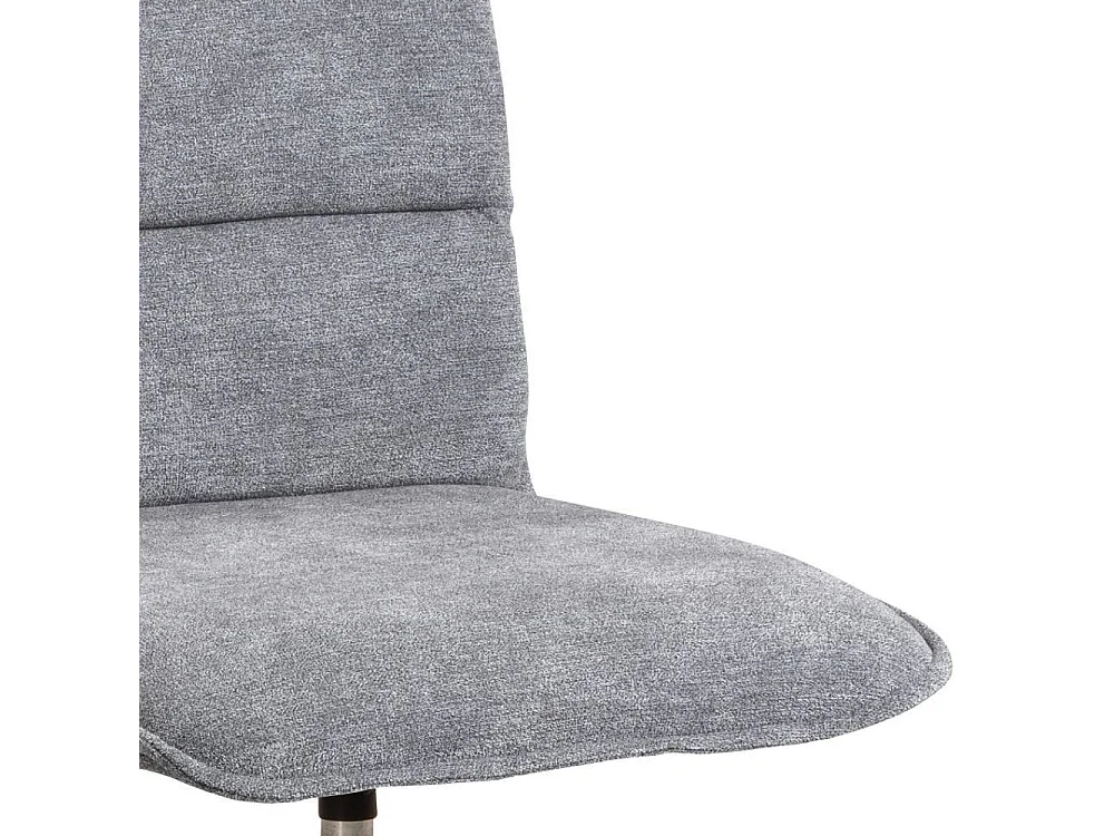 Polsterstuhl Essstuhl mit aufwendigen Steppungen und Gestell aus Metall (2er Set)