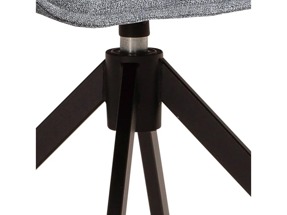 Polsterstuhl Essstuhl mit aufwendigen Steppungen und Gestell aus Metall (2er Set)