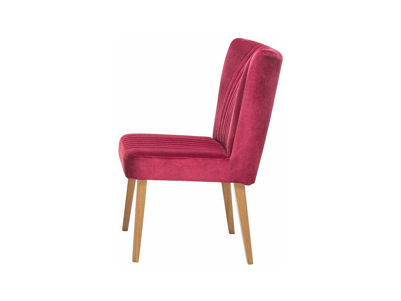 Esszimmerstuhl in Pink Stoff Retro (2er Set)