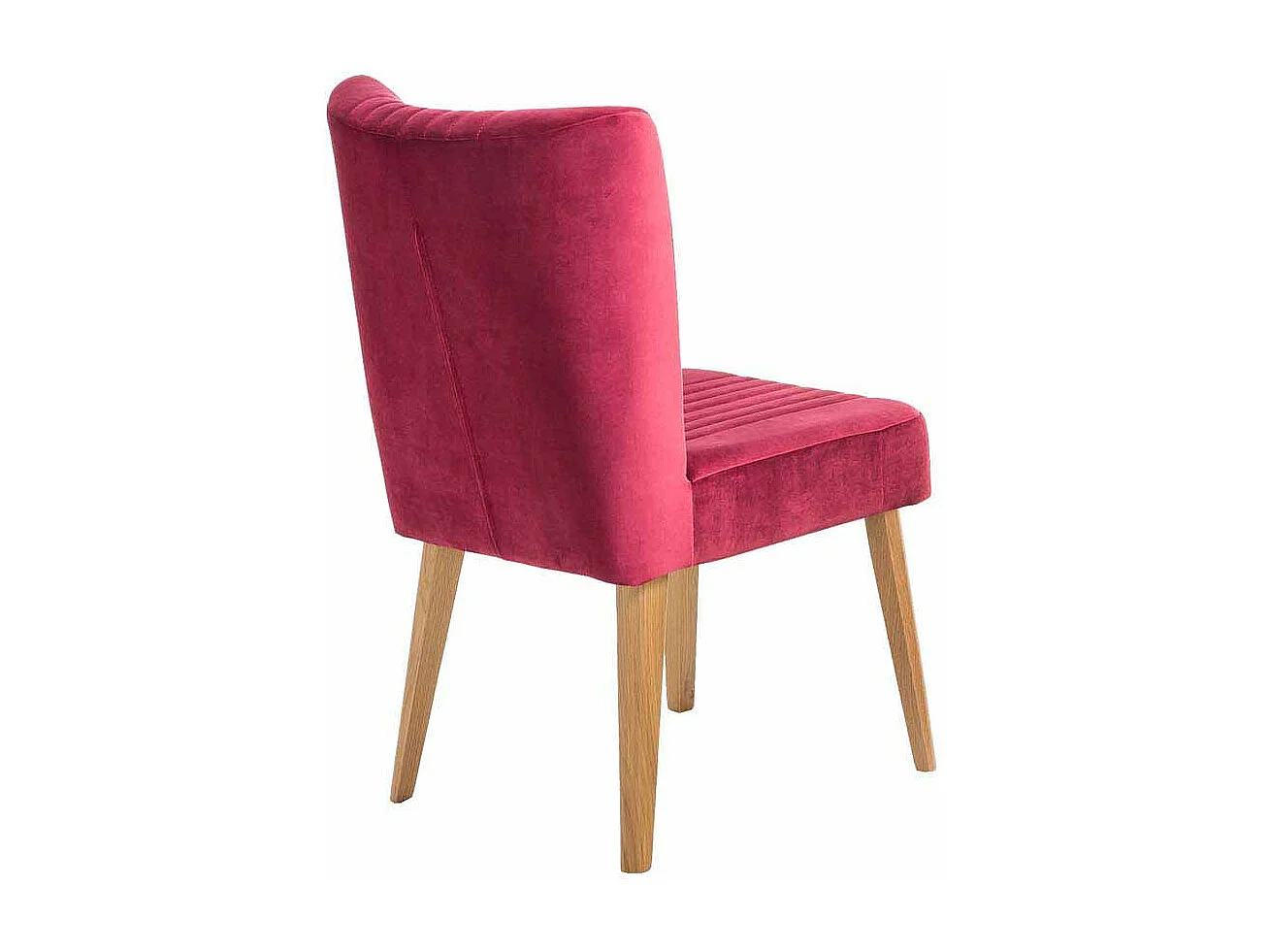 Esszimmerstuhl in Pink Stoff Retro (2er Set)