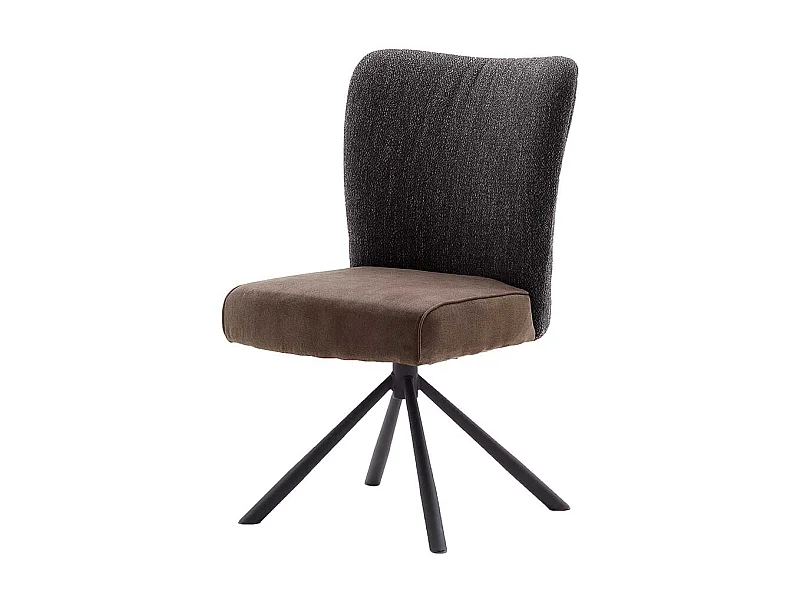 K�chenst�hle in Hellbraun und Anthrazit hoher Lehne (2er Set)