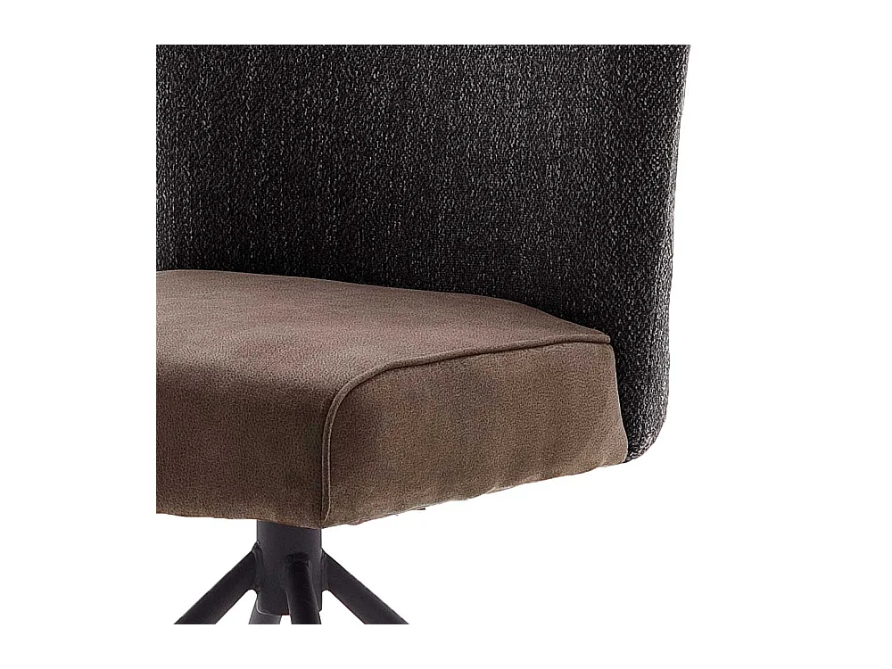 K�chenst�hle in Hellbraun und Anthrazit hoher Lehne (2er Set)