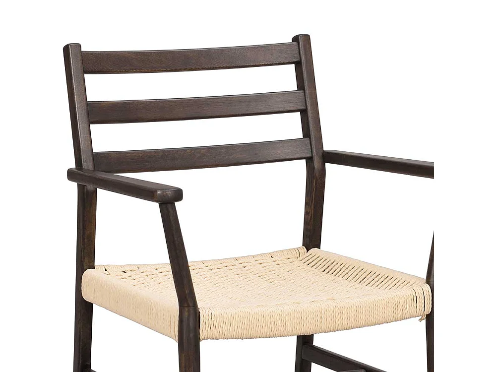 Esszimmerstuhl Stuhl Esszimmer mit Armlehnen aus Massivholz