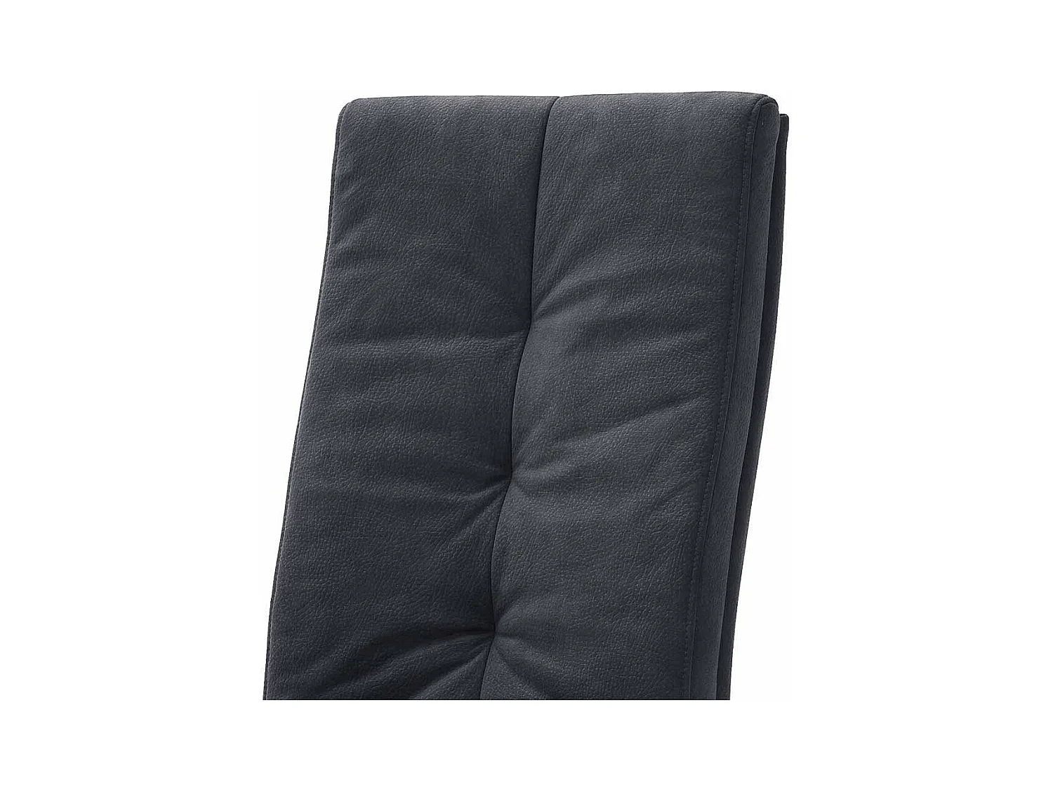 Schwingstuhl Set in Schwarz Polyester Edelstahl (2er Set)