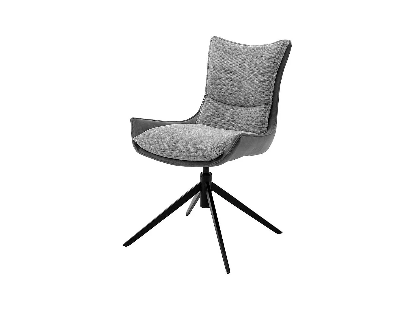 Esszimmerst�hle in Schlammfarben und Schwarz drehbar (2er Set)