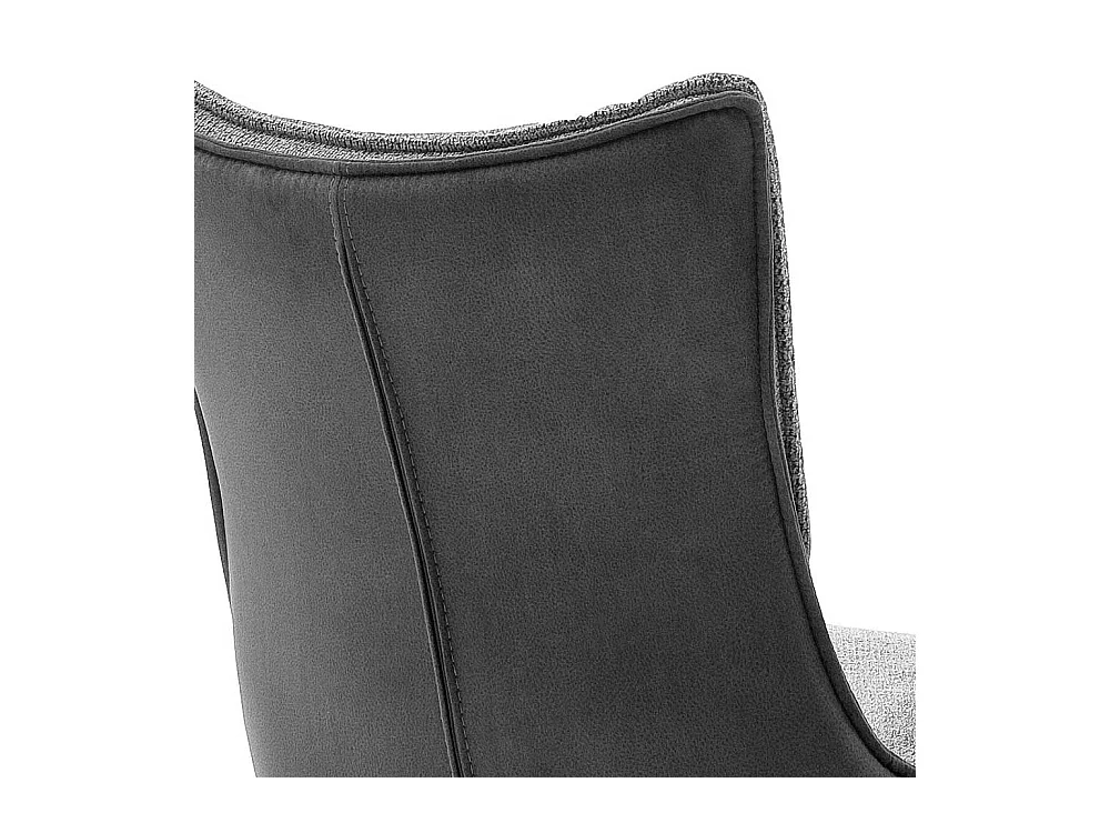 Esszimmerst�hle in Schlammfarben und Schwarz drehbar (2er Set)