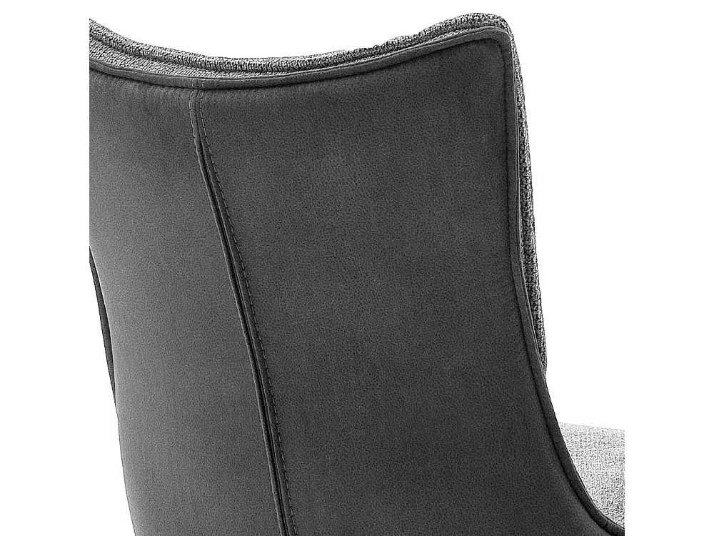 Esszimmerst�hle in Schlammfarben und Schwarz drehbar (2er Set)