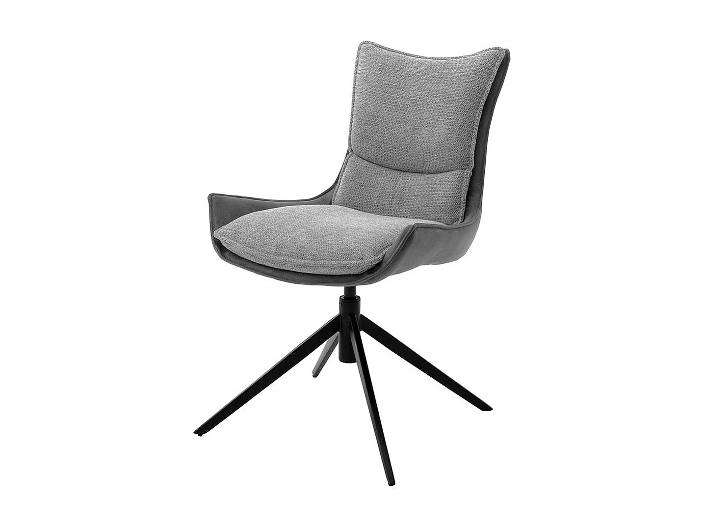 Esszimmerst�hle in Schlammfarben und Schwarz drehbar (2er Set)