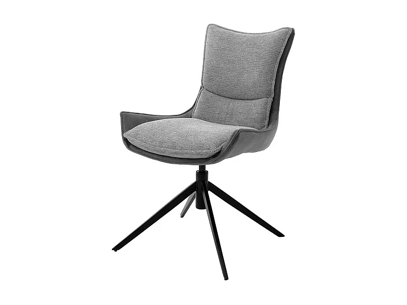 Esszimmerst�hle in Schlammfarben und Schwarz drehbar (2er Set)