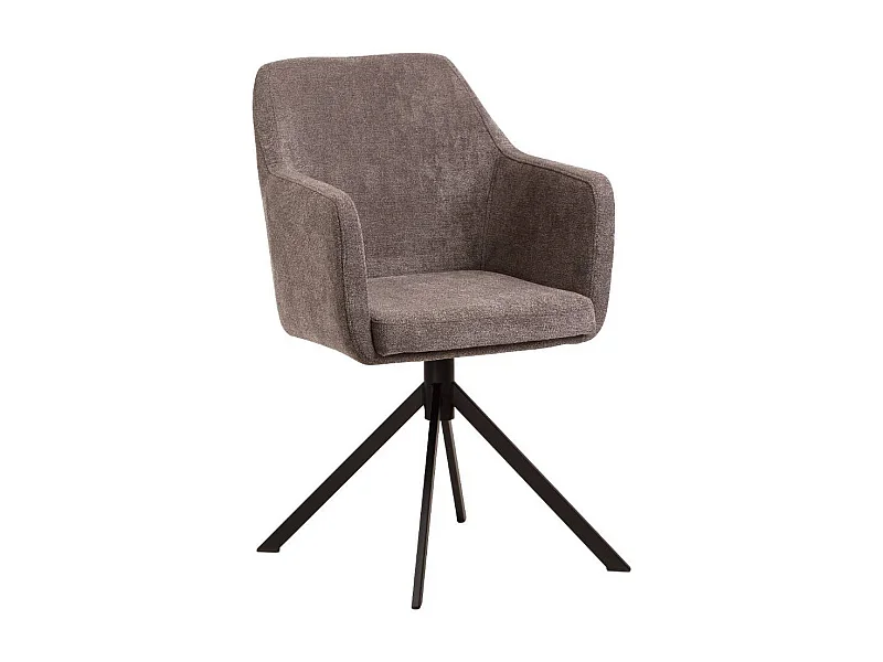 Polsterstuhl Küchenstuhl in Braun und modernem Design