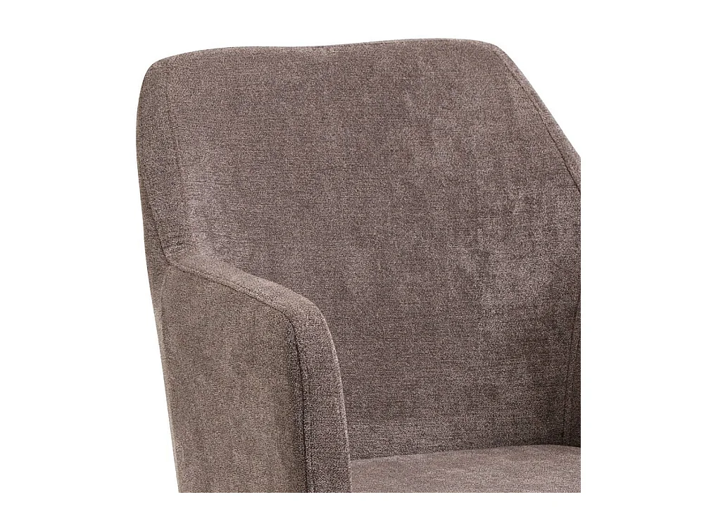 Polsterstuhl Küchenstuhl in Braun und modernem Design