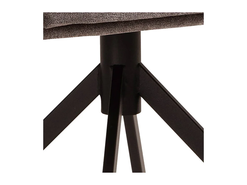 Polsterstuhl Küchenstuhl in Braun und modernem Design