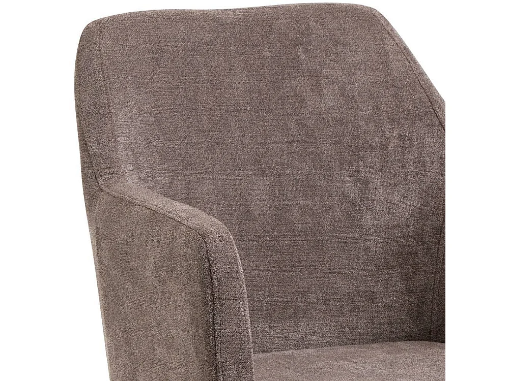 Polsterstuhl Küchenstuhl in Braun und modernem Design