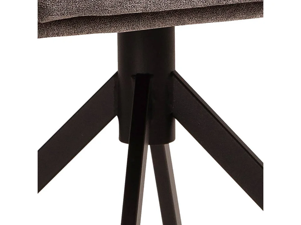 Polsterstuhl Küchenstuhl in Braun und modernem Design