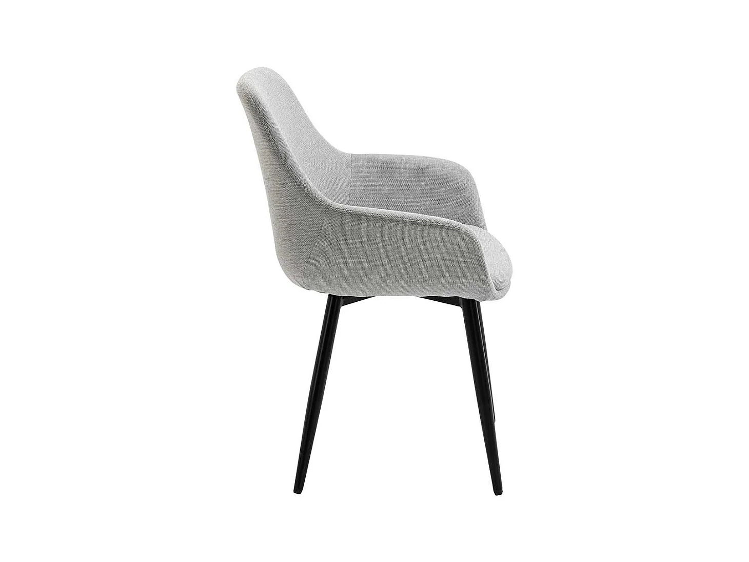 Esszimmer Stühle mit Armlehnen Gestell aus Metall (2er Set)