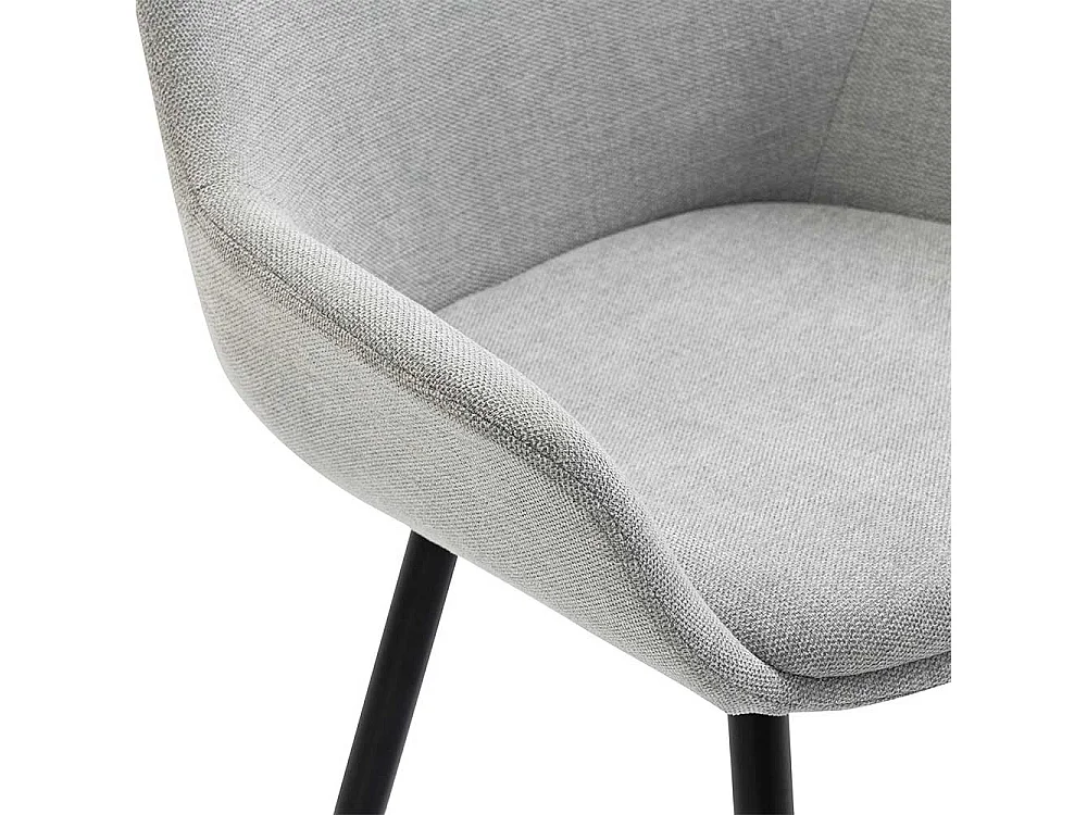 Esszimmer Stühle mit Armlehnen Gestell aus Metall (2er Set)