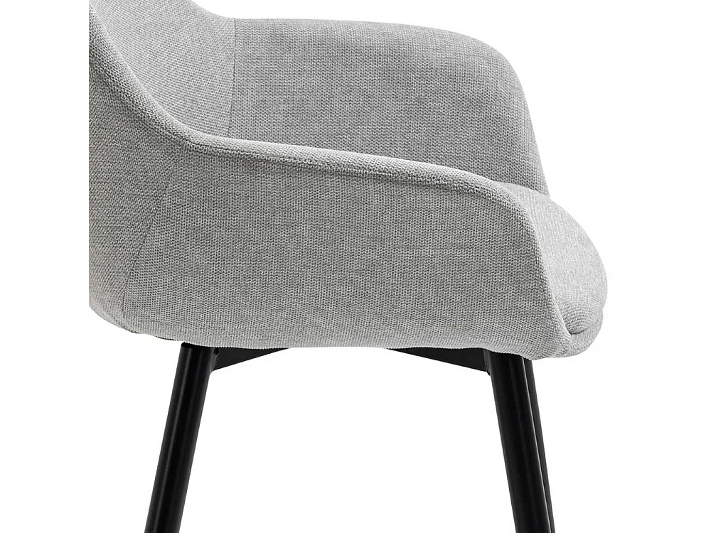 Esszimmer Stühle mit Armlehnen Gestell aus Metall (2er Set)