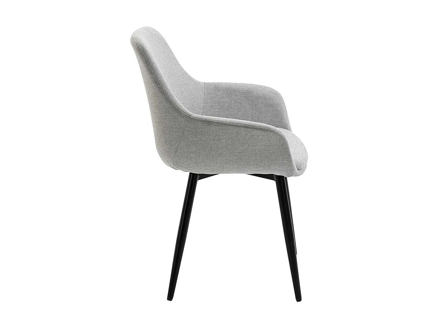 Esszimmer Stühle mit Armlehnen Gestell aus Metall (2er Set)