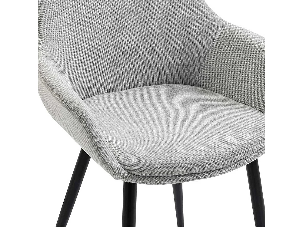 Esszimmer Stühle mit Armlehnen Gestell aus Metall (2er Set)