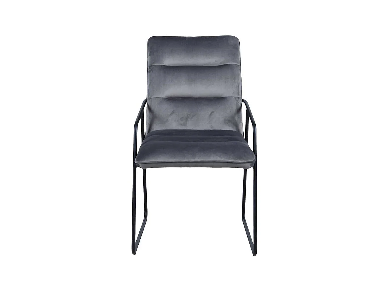 Armlehner in Dunkelgrau Samt Metallb�geln (2er Set)