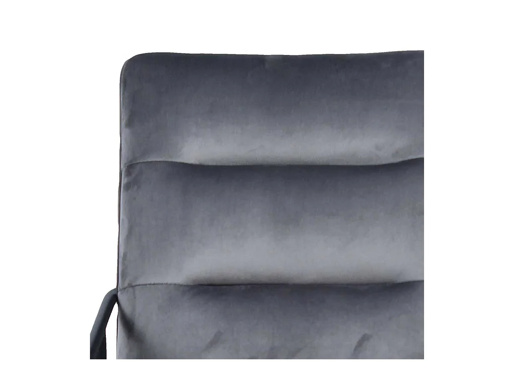 Armlehner in Dunkelgrau Samt Metallb�geln (2er Set)