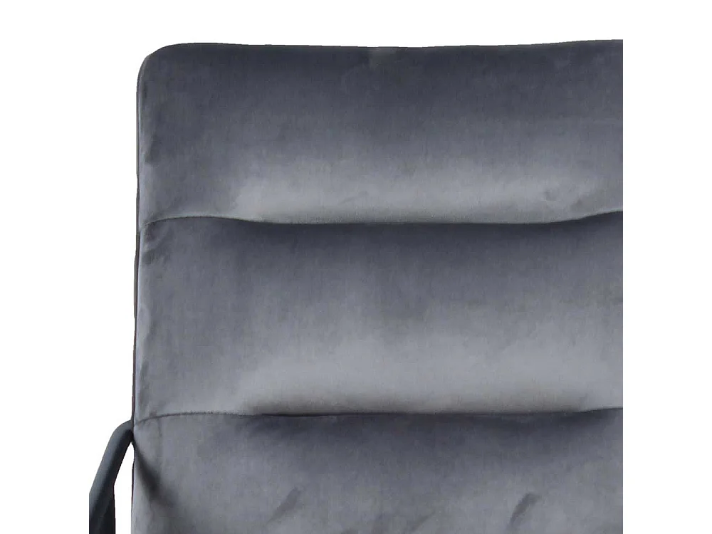 Armlehner in Dunkelgrau Samt Metallb�geln (2er Set)