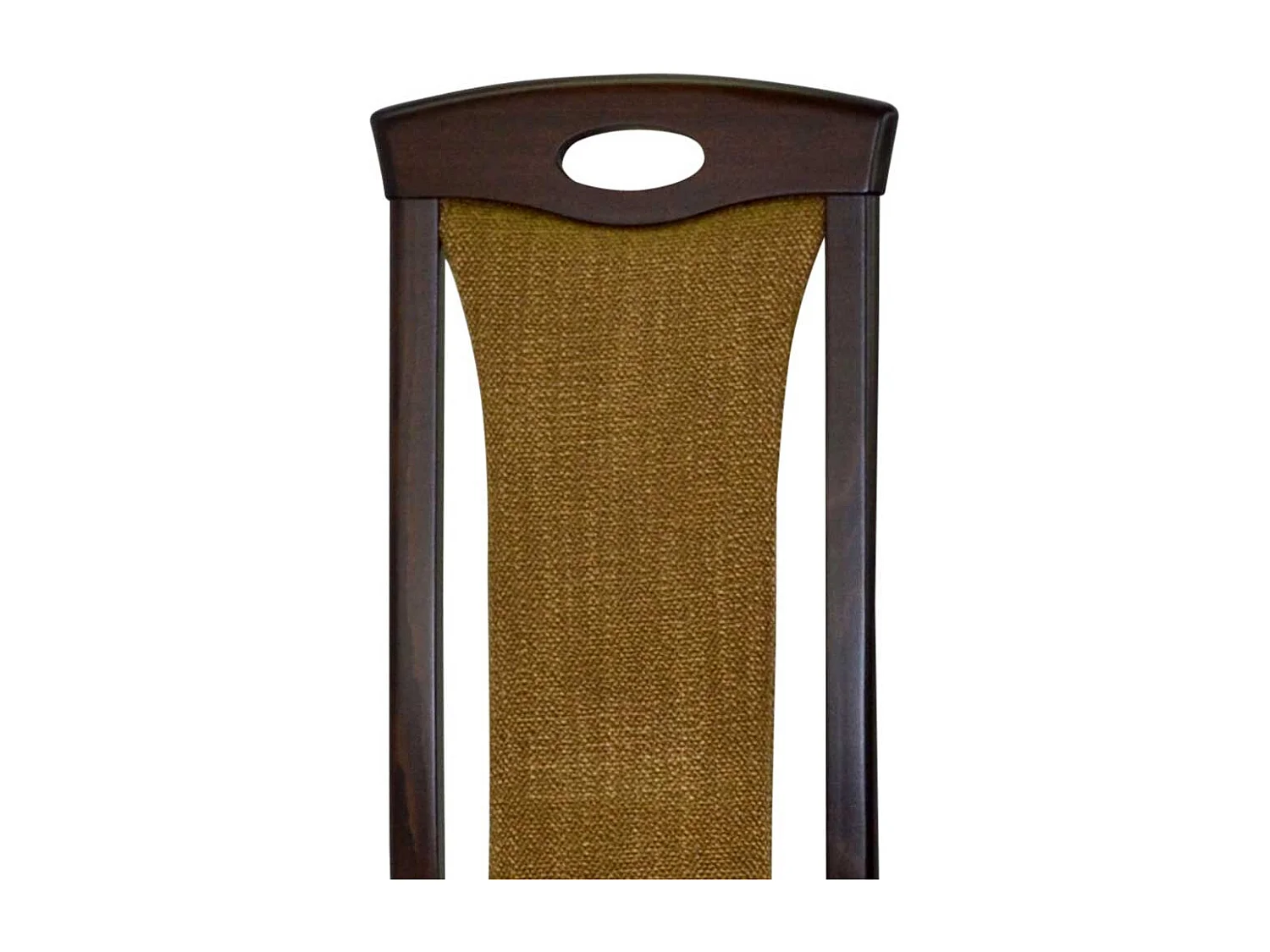 Hochlehner Stühle in Nussbaumfarben Ocker Gelb (2er Set)