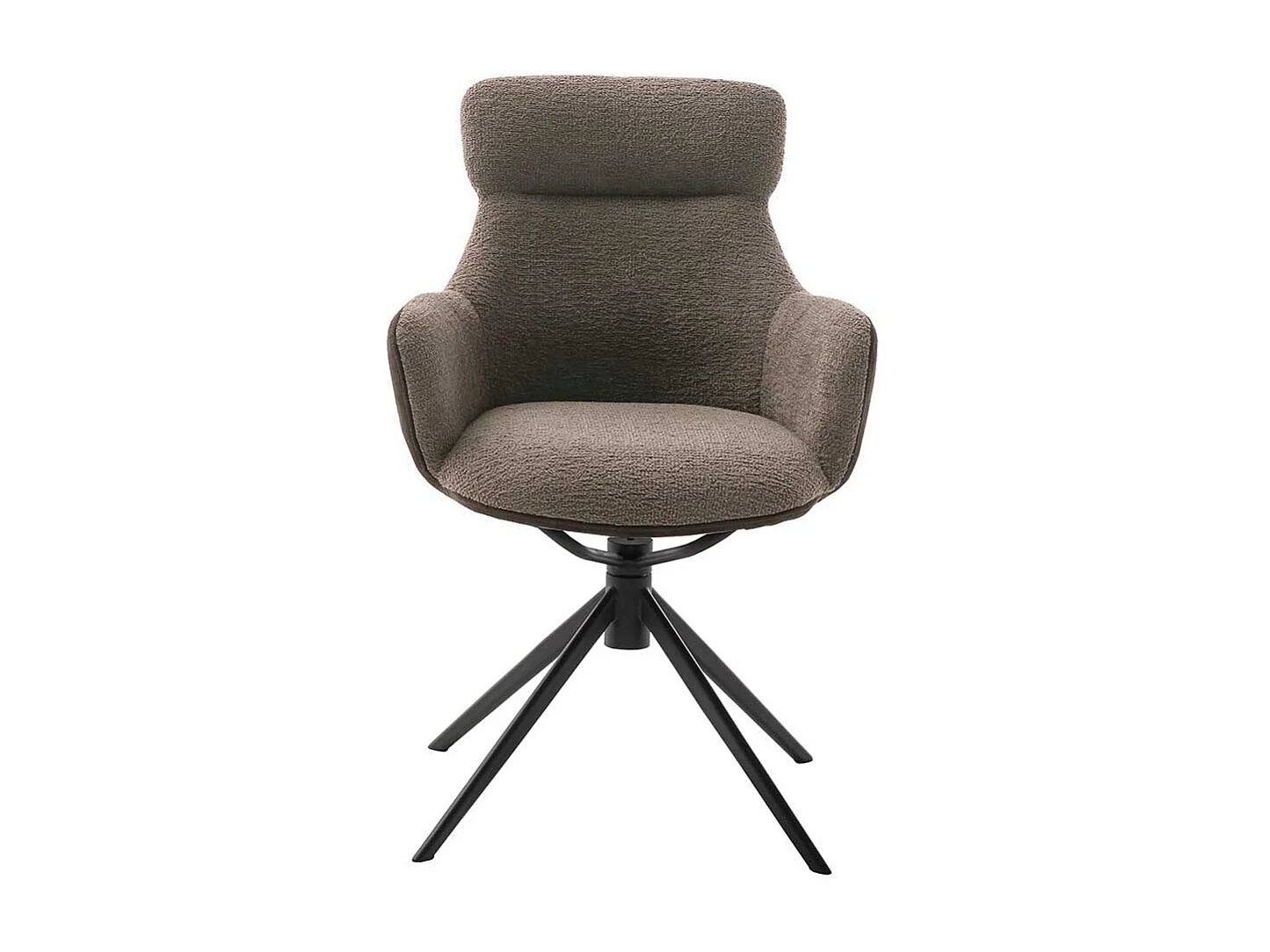 Polsterstuhl Esszimmer in Schlammfarben drehbar (2er Set)