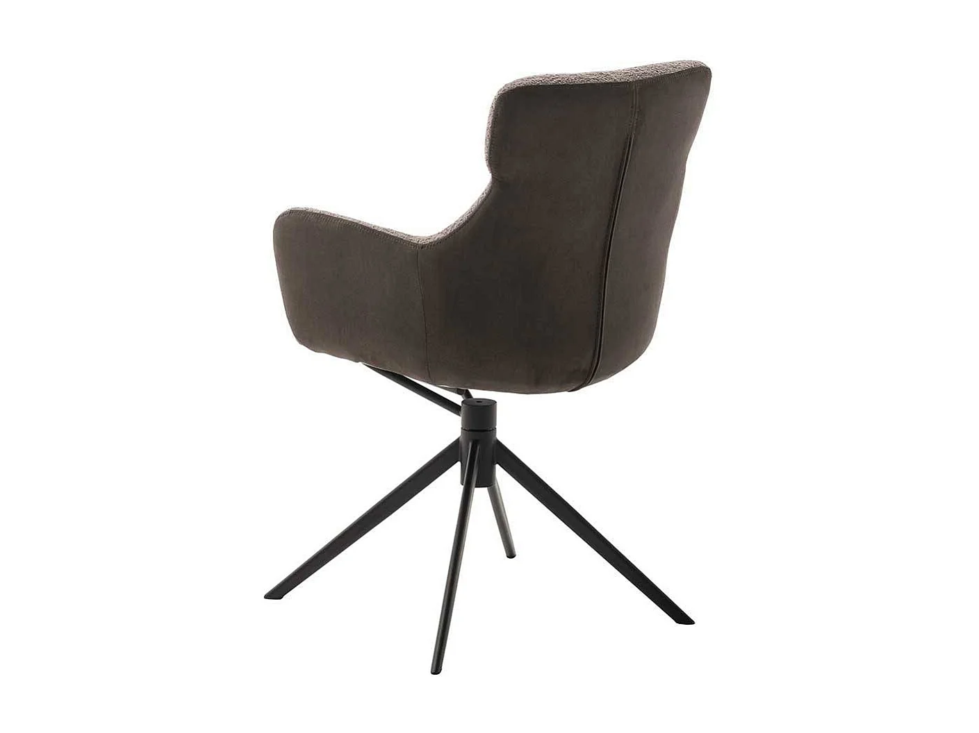 Polsterstuhl Esszimmer in Schlammfarben drehbar (2er Set)