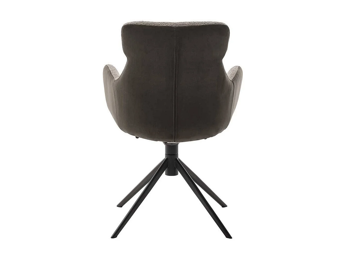 Polsterstuhl Esszimmer in Schlammfarben drehbar (2er Set)