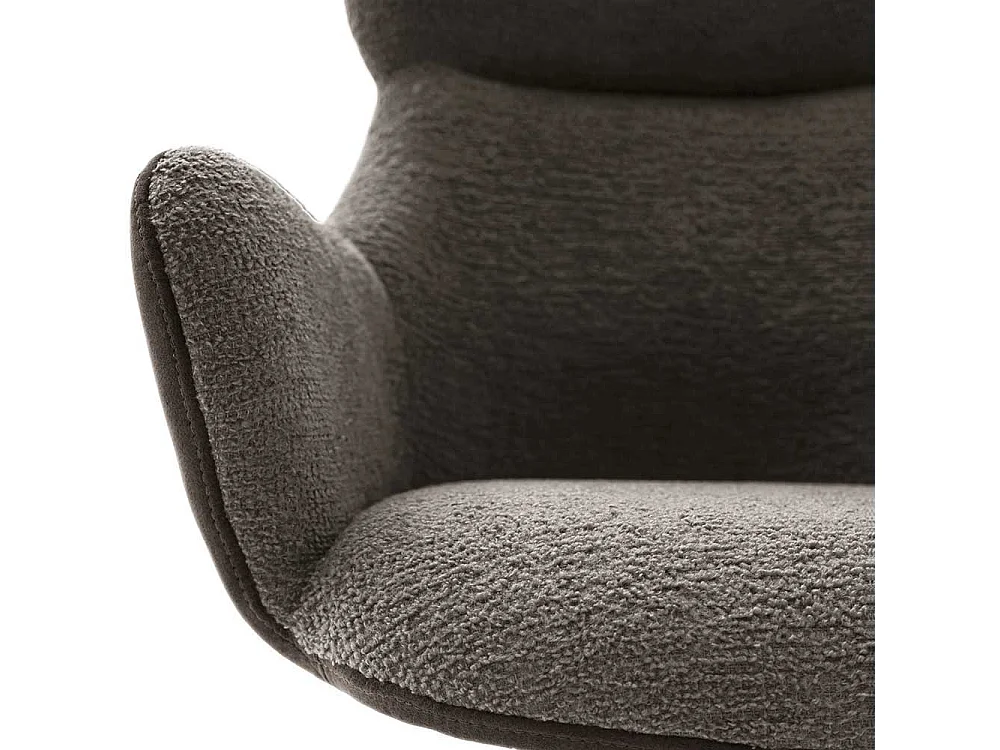 Polsterstuhl Esszimmer in Schlammfarben drehbar (2er Set)