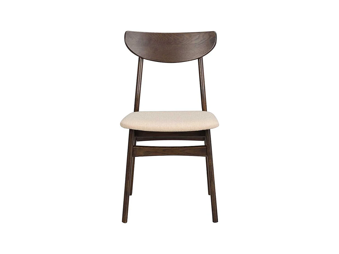 Küchenstuhl in Eiche dunkel Beige (2er Set)
