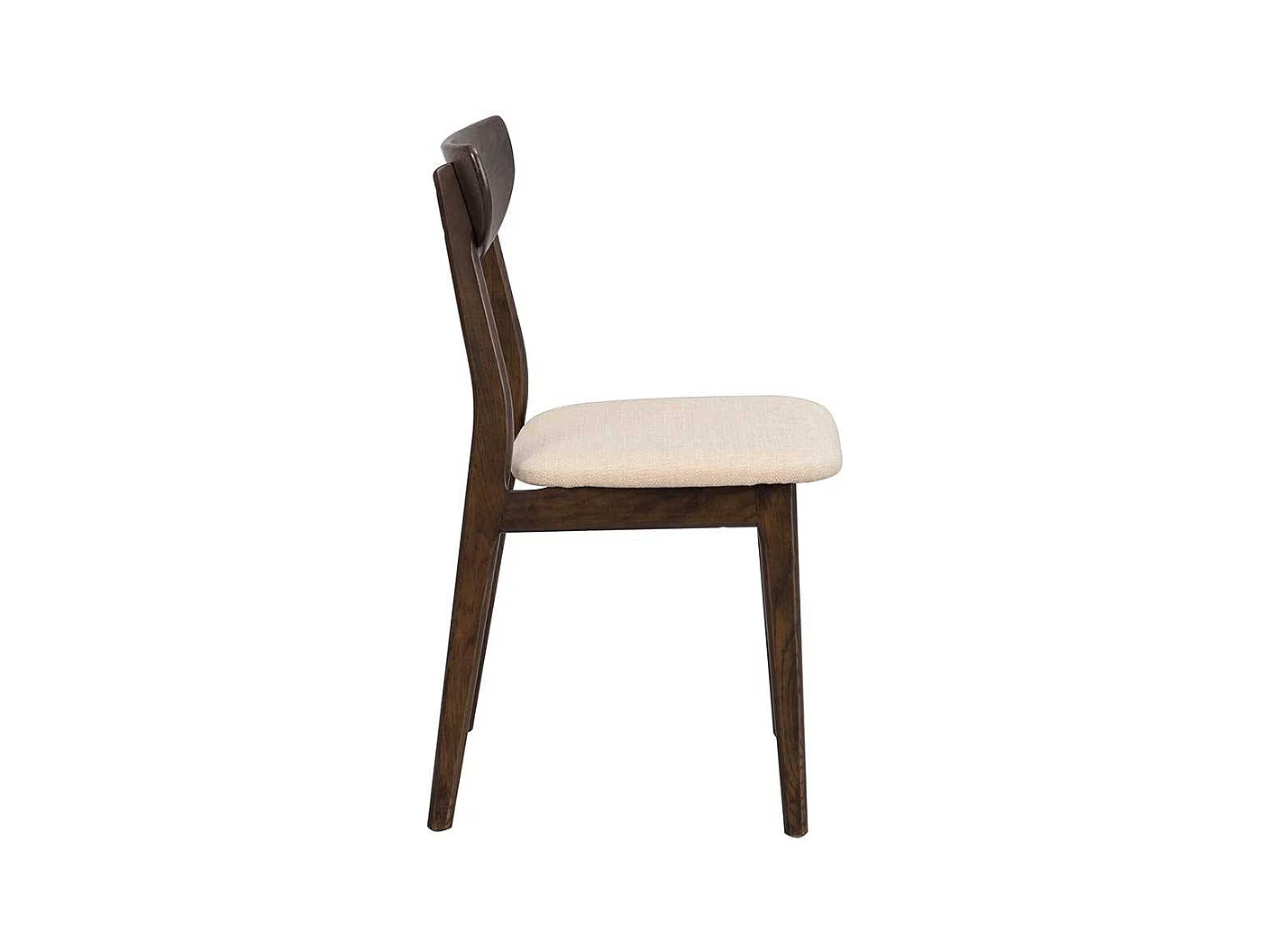 Küchenstuhl in Eiche dunkel Beige (2er Set)