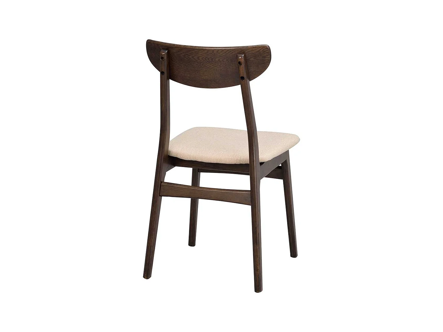 Küchenstuhl in Eiche dunkel Beige (2er Set)