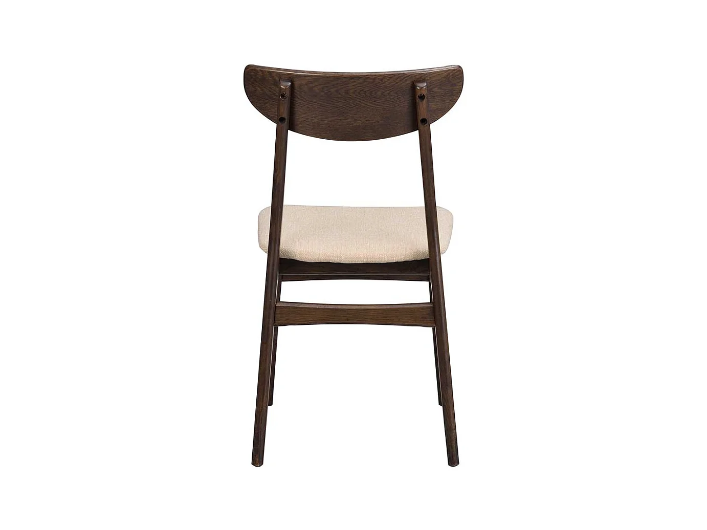 Küchenstuhl in Eiche dunkel Beige (2er Set)