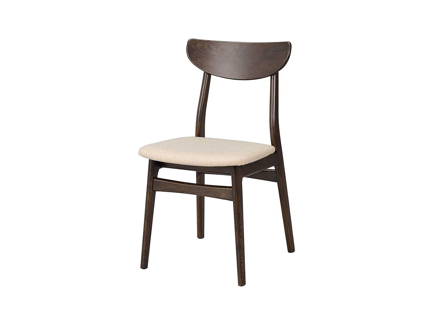 Küchenstuhl in Eiche dunkel Beige (2er Set)