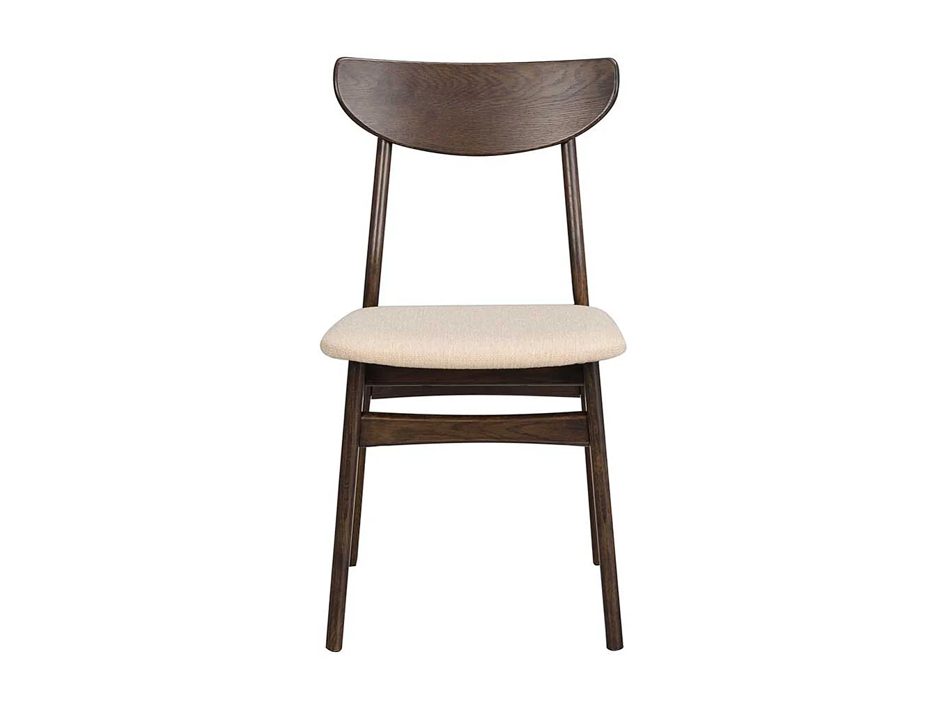 Küchenstuhl in Eiche dunkel Beige (2er Set)