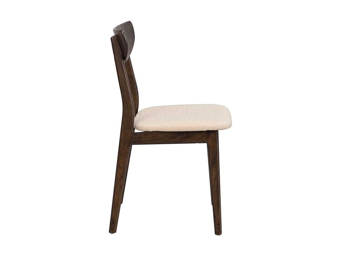 Küchenstuhl in Eiche dunkel Beige (2er Set)