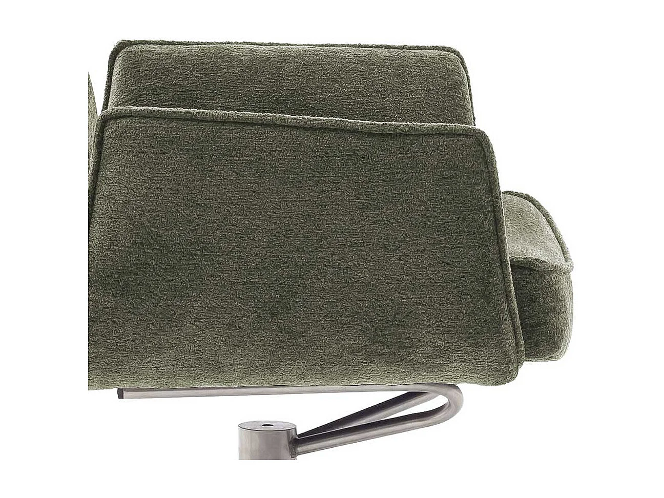 Stuhl Küche Esszimmerstuhl mit Armlehnen und Gestell aus Metall (2er Set)