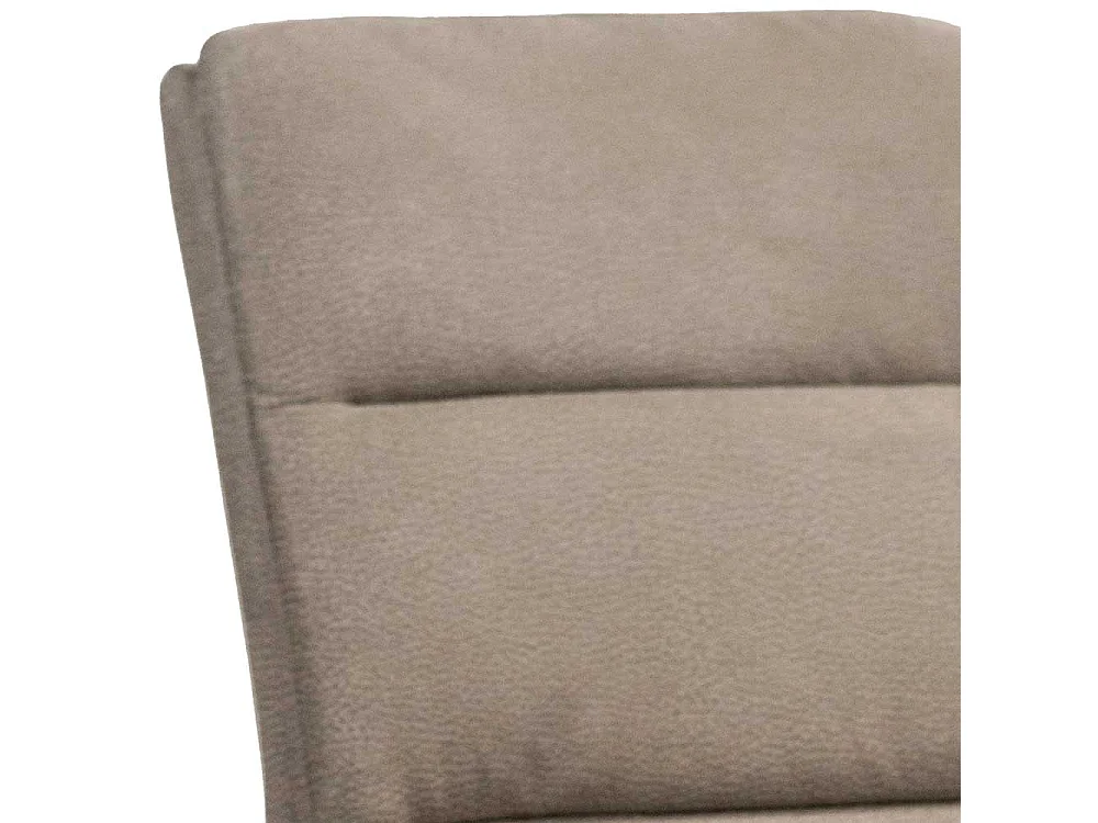 Polsterstuhl Esszimmer in Taupe & Eichefarben Bezug aus Microfaser (2er Set)