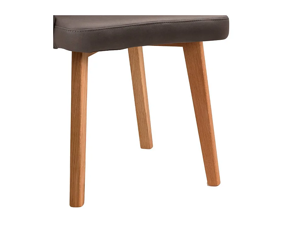 Armlehnstuhl Esszimmerstuhl mit aufwendigen Steppungen aus Microfaser