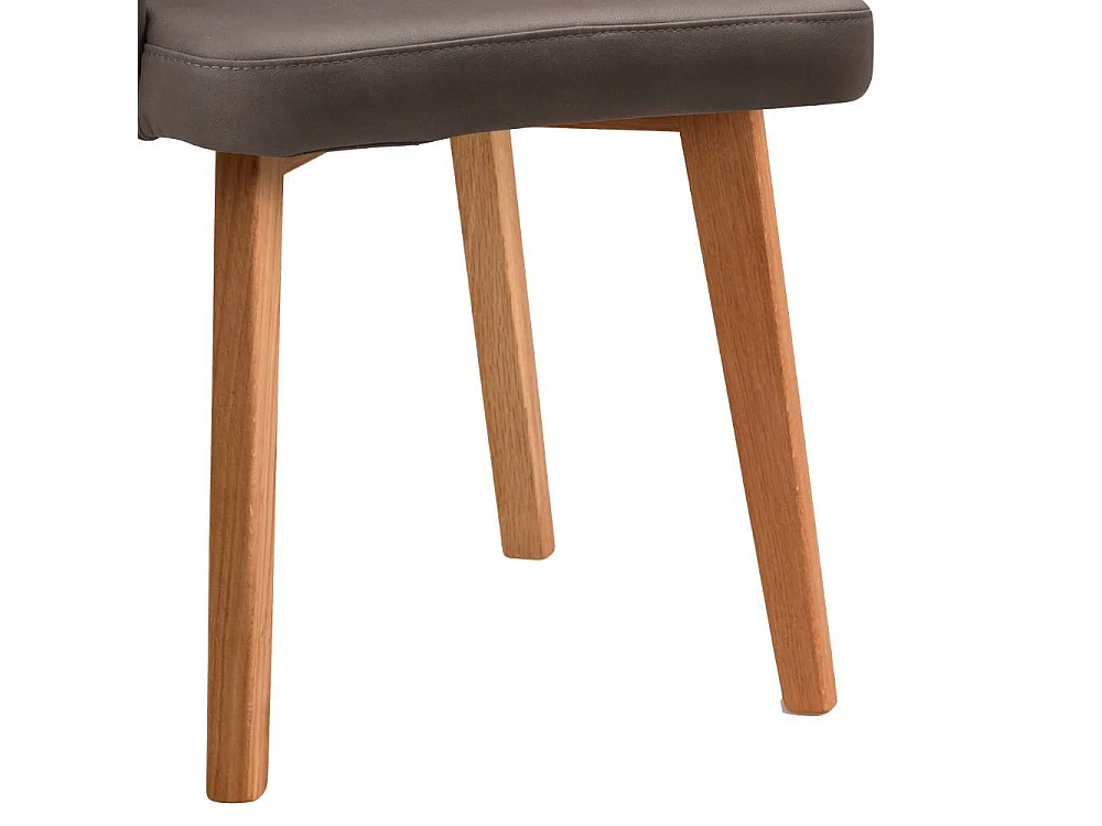 Armlehnstuhl Esszimmerstuhl mit aufwendigen Steppungen aus Microfaser