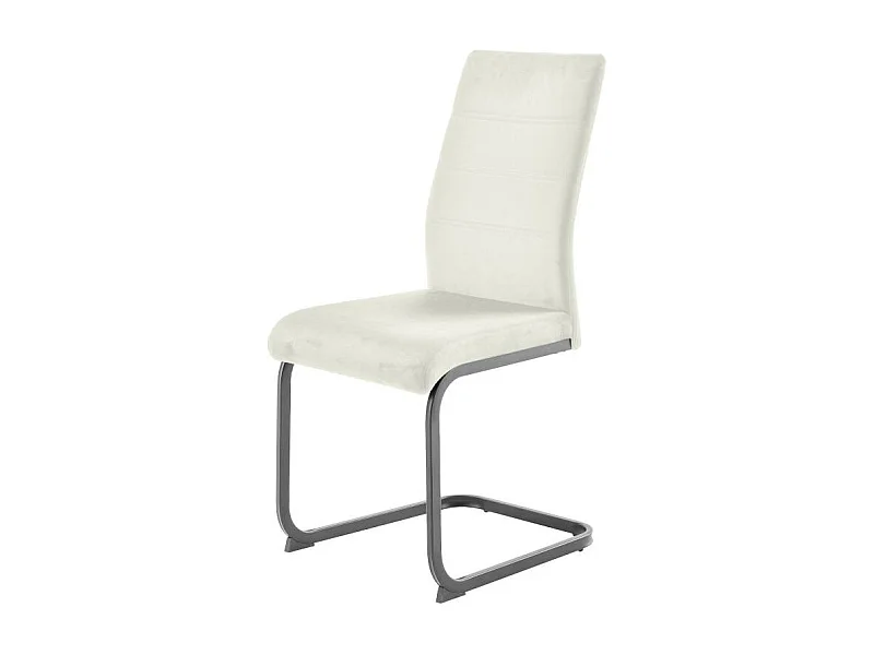 Esszimmerstuhl Schwingstuhl in modernem Design mit Gestell aus Metall (4er Set)