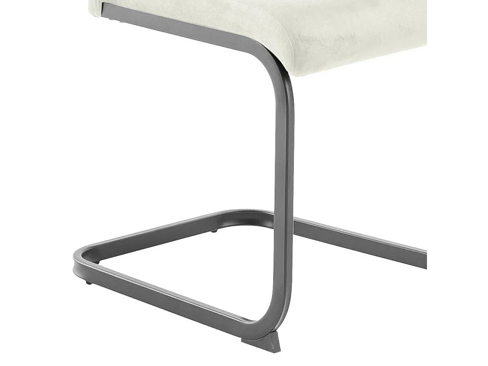 Esszimmerstuhl Schwingstuhl in modernem Design mit Gestell aus Metall (4er Set)